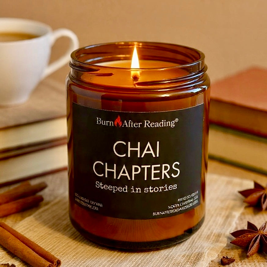 CHAI CHAPTERS™ by Burn After Reading® Amber Jar Scented Candle