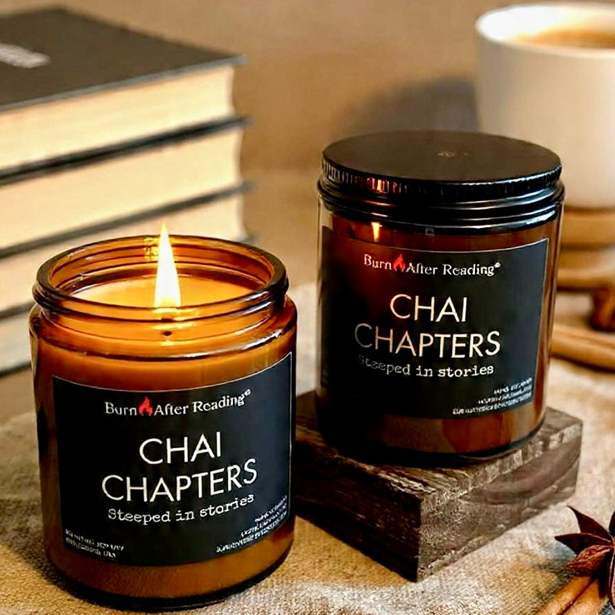 CHAI CHAPTERS™ by Burn After Reading® Amber Jar Scented Candle