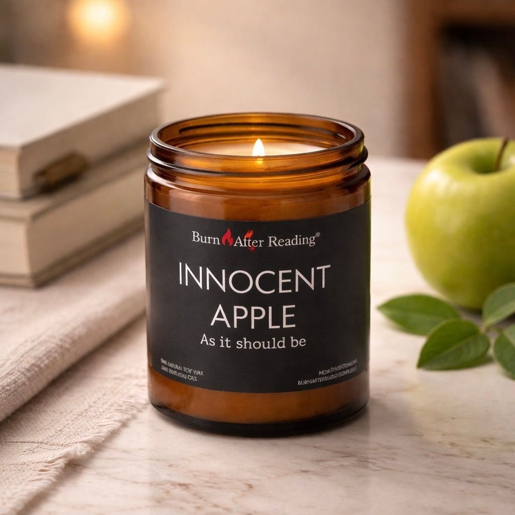 INNOCENT APPLE™ by Burn After Reading® Amber Jar Scented Candle