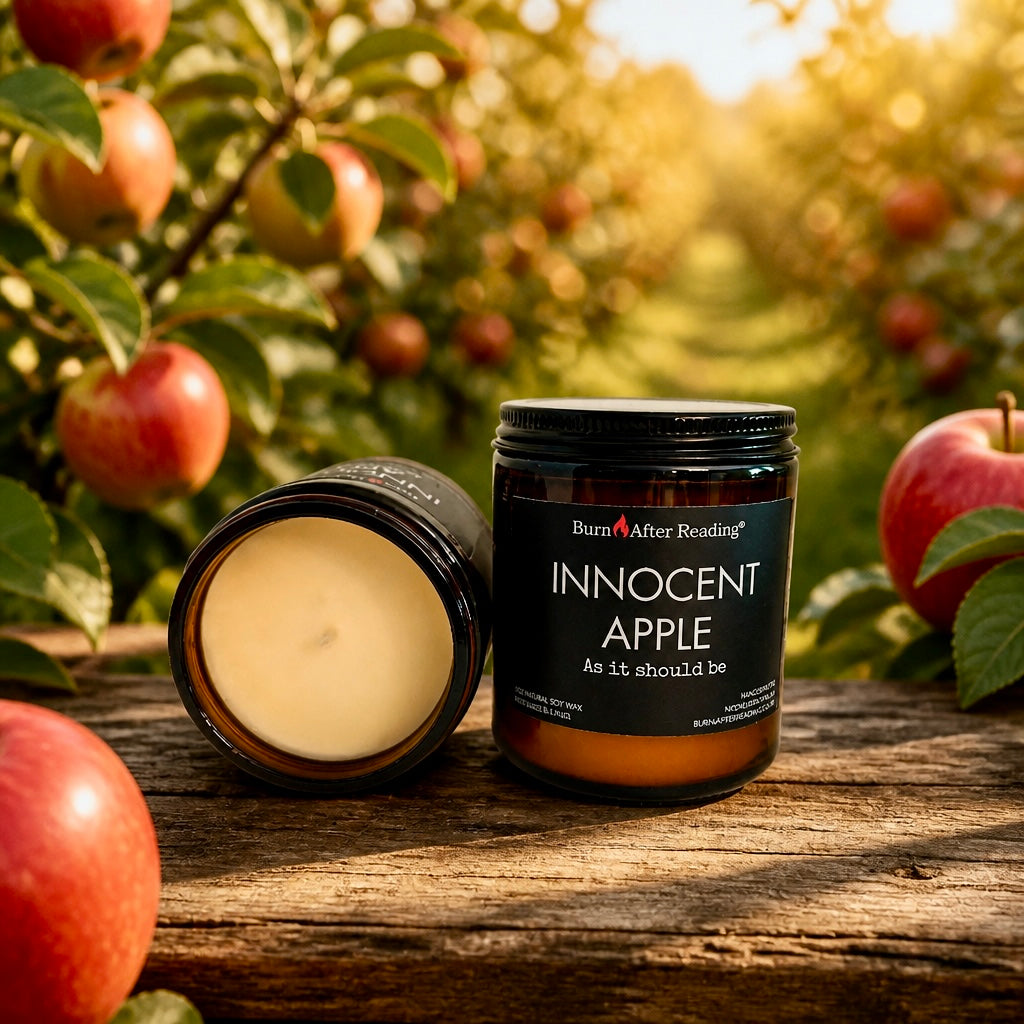 INNOCENT APPLE™ by Burn After Reading® Amber Jar Scented Candle