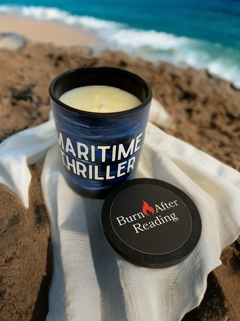 MARITIME THRILLER by Burn After Reading® Handcrafted Soy Wax Scented Candle