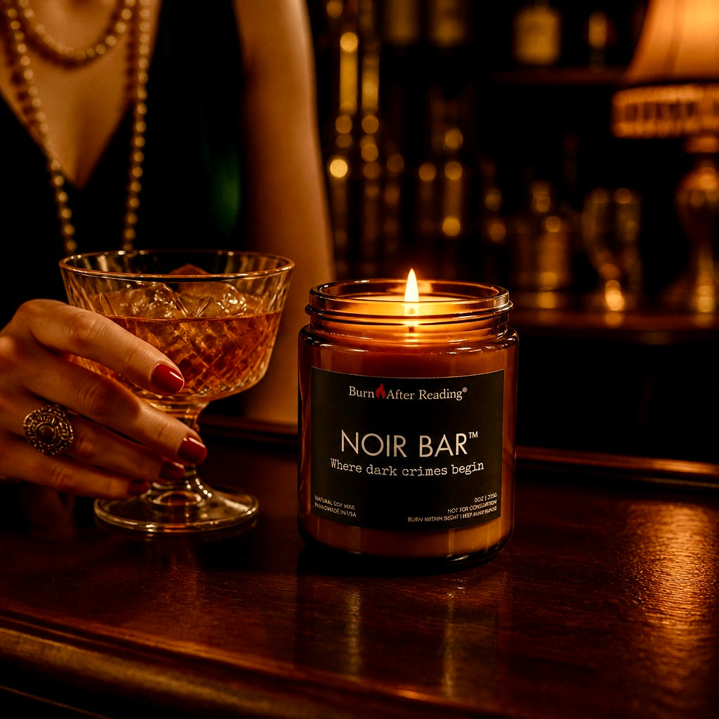 NOIR BAR™ by Burn After Reading® Amber Jar Scented Candle