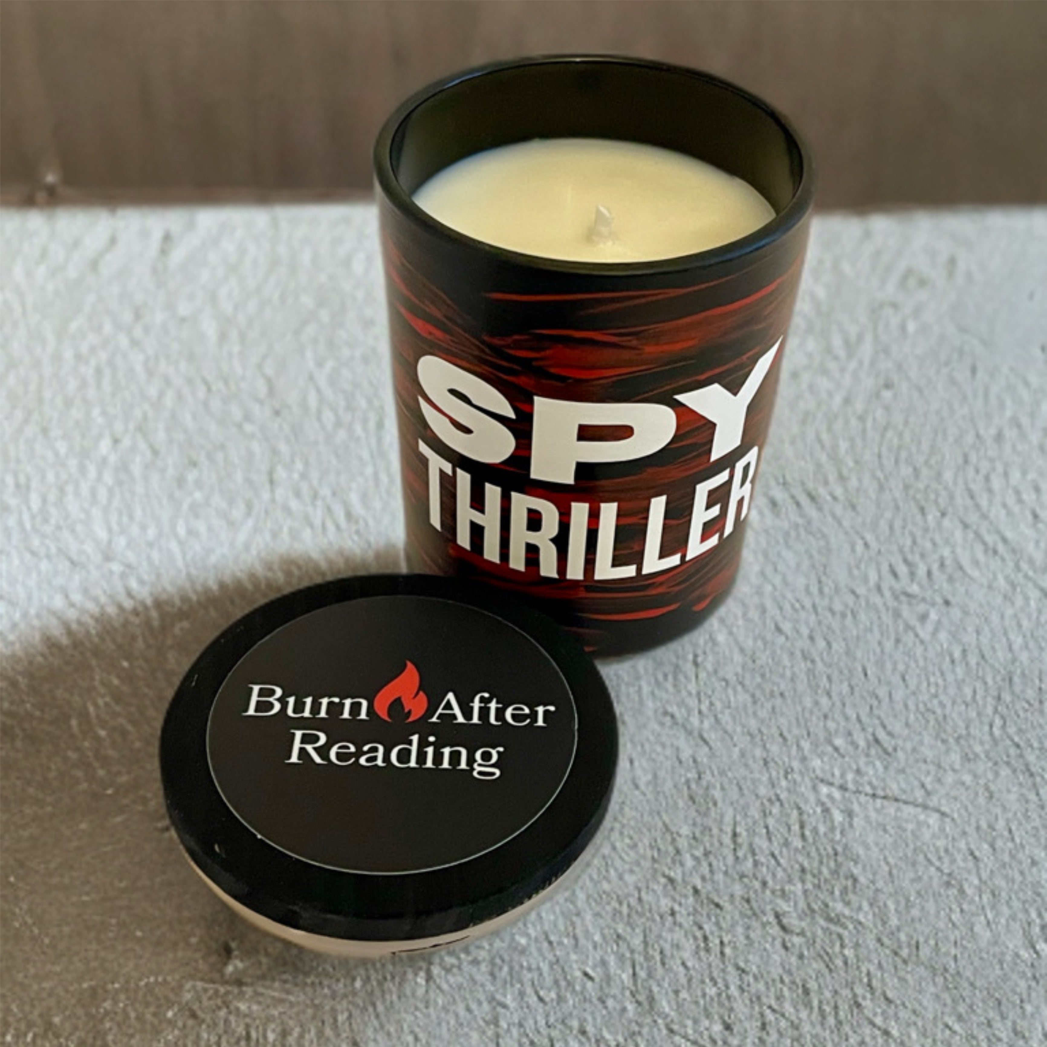 SPY THRILLER by Burn After Reading® Handcrafted Soy Wax Scented Candle